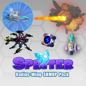 Spriter: Radius Wing SHMUP Animated Art Pack DLC (1 zariadenie   Lifetime) (Steam)